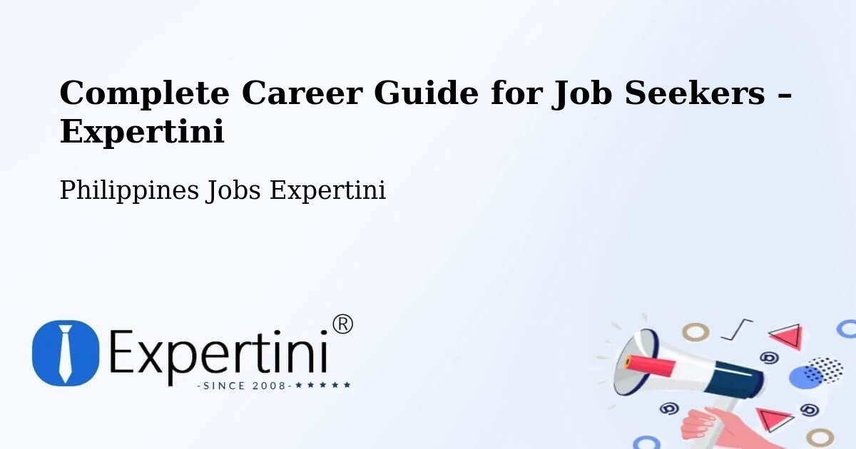 Career Guide for Job Seekers – Pasacao - Pasacao, Philippines Jobs Expertini