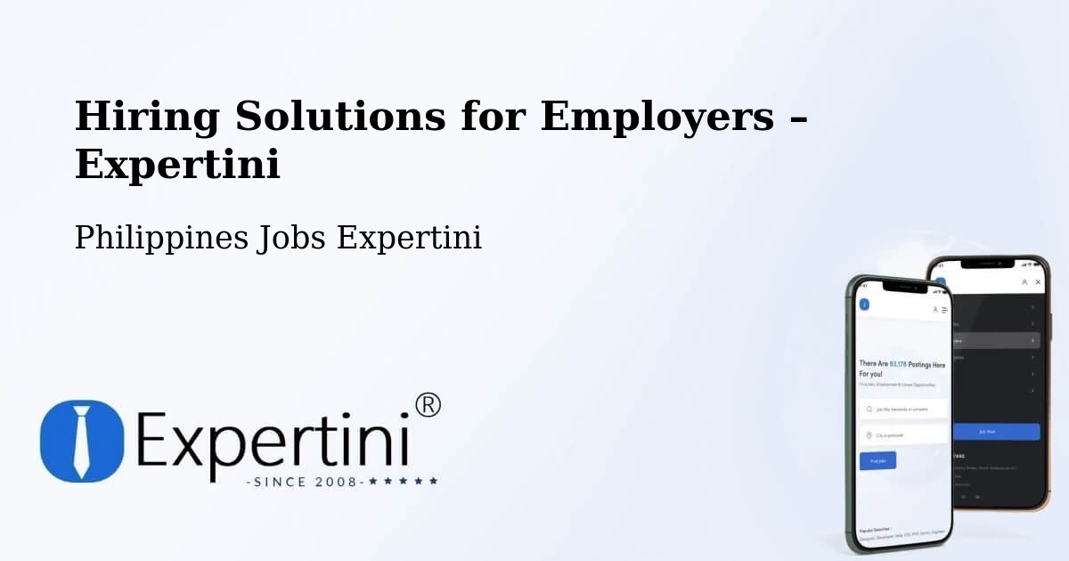 Hiring Solutions for Employers in Pasacao - Pasacao, Philippines Jobs Expertini