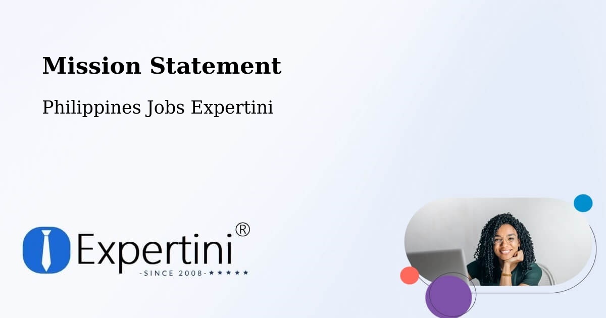 Corporate Mission – Pasacao - Philippines Jobs Expertini
