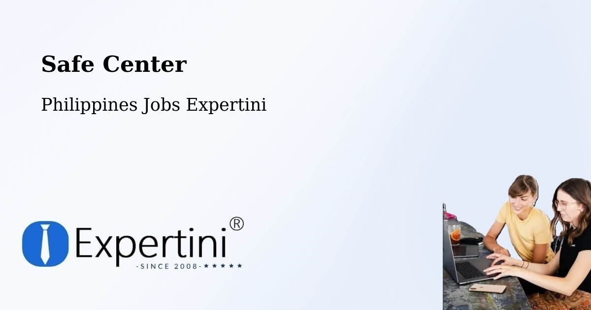 Safety Center – Pasacao - Philippines Jobs Expertini