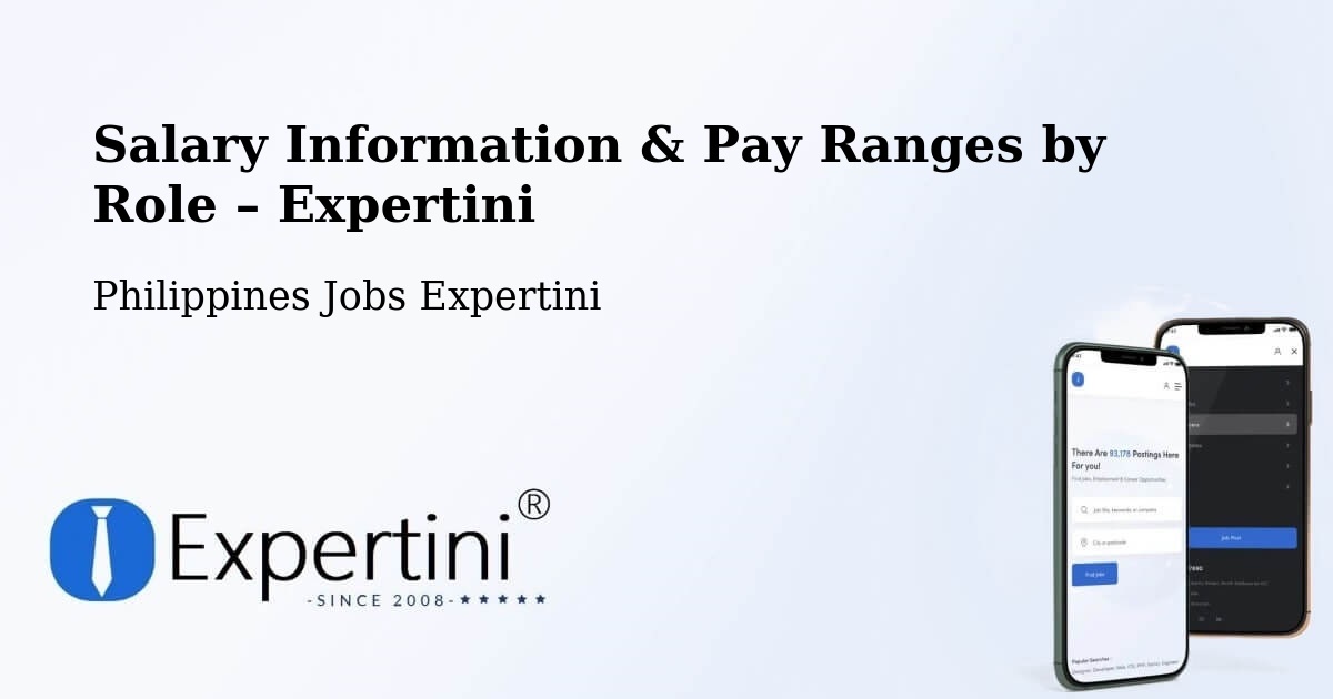 Salary Information & Pay Ranges – Pasacao - Pasacao, Philippines Jobs Expertini